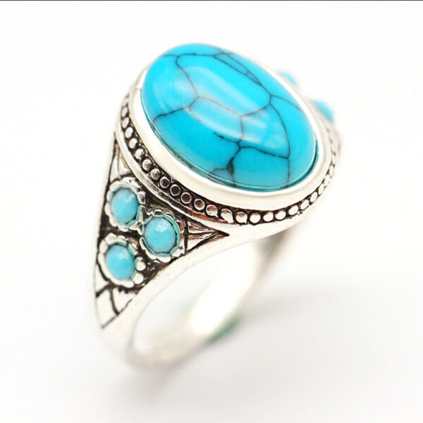 Wholesale Vintage Imitation Turquoise Ring
