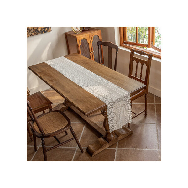 Wholesale Fine mesh hollow lace table runner decoration