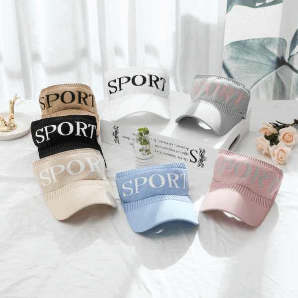 Wholesale New Style Open-Top Sun Protection Hat for Men and Women, Versatile Baseball Cap, Sports Outdoor Sun Hat, Sun Hat, Tennis Cap