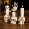 Wholesale Cross-border New Halloween Skull Resin Ornaments Skull Ghost Festival Desktop Entrance Decoration Gift Ornaments