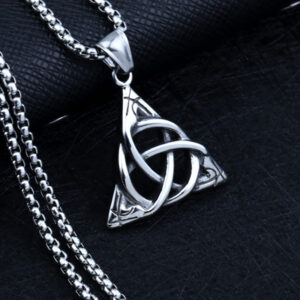 Triangle + titanium steel chain