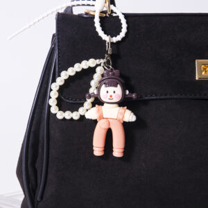 Split multi-girl pendant-pink overalls