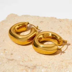 Wholesale 1 Pair IG Style Classic Style Geometric 304 Stainless Steel Earrings