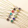 Wholesale Jewelry Simple Style Classic Style Heart Shape Copper Rhinestones K Gold Plated Vacuum Plating Inlay Stupid Chain Pendant Necklace