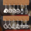 oly-9ba99b34f1bfb8dfee9b79f0659d9713 Wholesale SHEIN's best-selling Halloween series skull and ghost face earrings and creative quirky pumpkin tool and jewelry set.