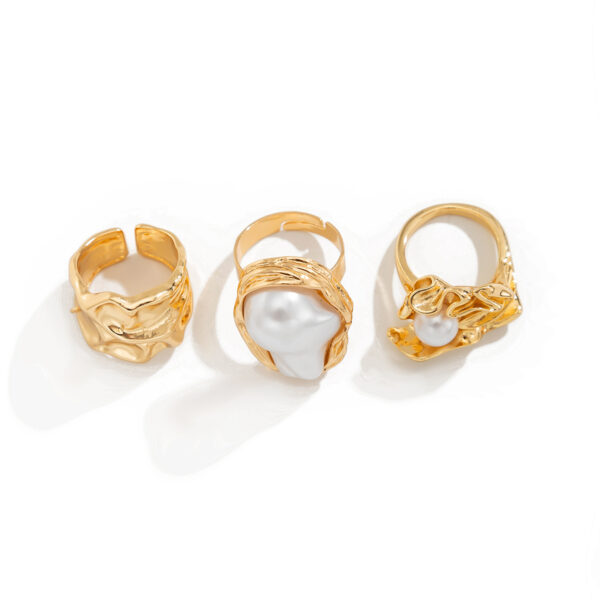 Wholesale Baroque Thread Exaggerated Open Ring