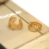 Wholesale Ion Plating (IP) Real Gold Plated 18K Gold Geometric 304 Stainless Steel IG Style Casual Simple Style Waterproof Non Tarnish Open Rings