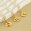 Wholesale Jewelry Simple Style Constellation 304 Stainless Steel 18K Gold Plated Stainless Steel Necklaces