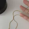 Wholesale PVD Coated Real Gold Plated 18K Gold Heart 304 Stainless Steel Titanium Steel Waterproof Non Tarnish 304 Stainless Steel Titanium Steel Pendant Necklace