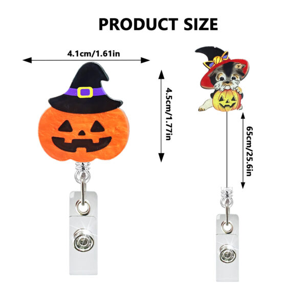 Wholesale New Halloween Acrylic Pumpkin Head Black Cat Bat Magic Hat Retractable Rotating Easy-Pull Id Easy-Pull