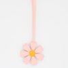 Wholesale Premium PU leather 3D multi-petal flower bag charm keychain ornament