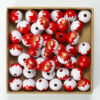 Wholesale 10pcs/pack Christmas Wooden Beads Colorfulful Wooden Beads