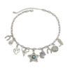 oly-9bea85abff3bba4daeb361a46c0e5444 Wholesale Jewelry Stacked with Cow Head Western Style Short Clavicle Chain Maillard Retro Ethnic Imitation Turquoise Necklace