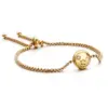 Wholesale PVD Coated 18K Gold Plated Constellation Titanium Steel Waterproof Non Tarnish Titanium Steel Bracelets