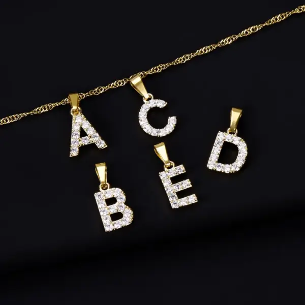 Wholesale Real Gold Plated Constellation 304 Stainless Steel Simple Style Classic Style Waterproof Non Tarnish 304 Stainless Steel Pendant Necklace