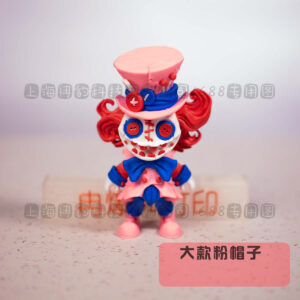 Pink hat (large model, height about 14cm )