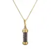 Wholesale Jewelry Elegant Streetwear Geometric Stainless Steel Gravel Plating Pendant Necklace