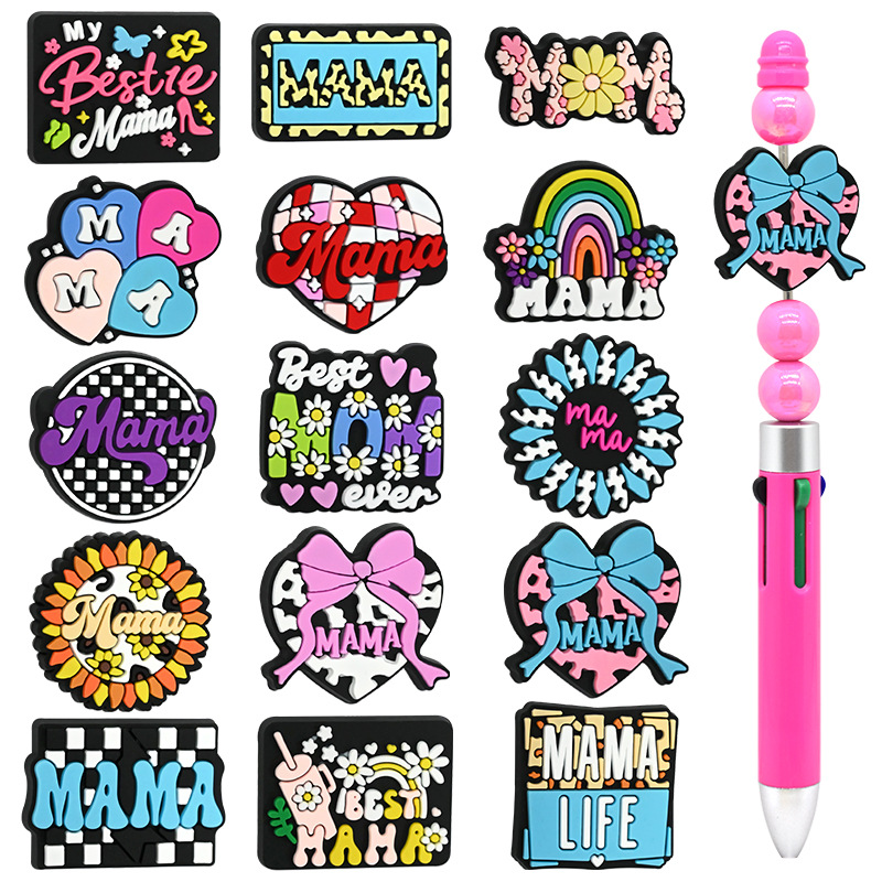 Wholesale Random I Love Mom Mother's Day Beaded Beads