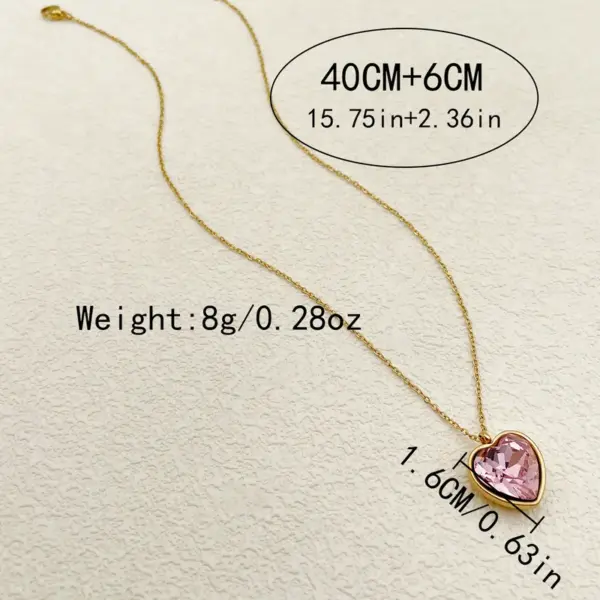 Wholesale PVD Coated Real Gold Plated 14K Gold Heart Shape 304 Stainless Steel Vintage Style Luxurious Waterproof Non Tarnish 304 Stainless Steel