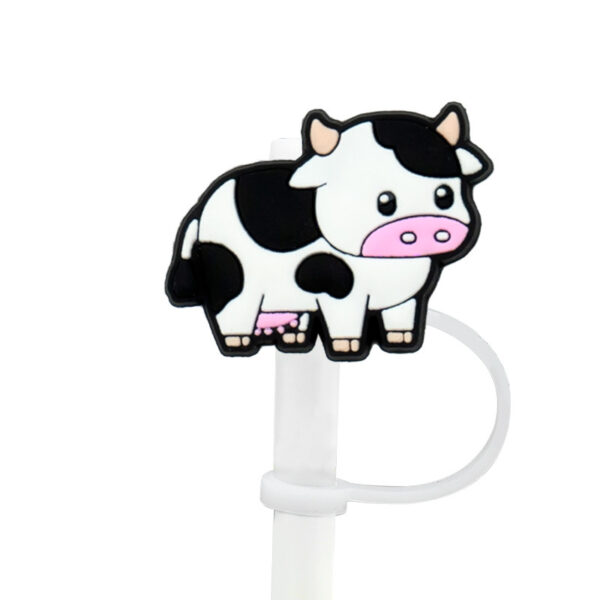 oly-9c5d300f8c396bee4844bf4ba6f4d2e6 Wholesale animal straw cap straw cover silicone dust plug straw