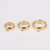 Wholesale 303 Stainless Steel Circle Electroplating Imitation Gold Vintage Style Classic Style Commute Earrings