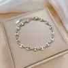 Wholesale PVD Coated Real Gold Plated Pig Nose Titanium Steel Casual Simple Style Waterproof Non Tarnish Titanium Steel Bracelets