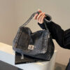 Wholesale Casual Commuting Large Capacity Denim Women's Bag 2025 New Easiest for Match Chain Shoulder Crossbody Bag Tote Bag