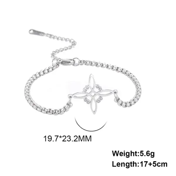 Wholesale Simple Style Classic Style Solid Color 304 Stainless Steel Bracelets In Bulk