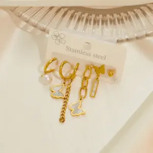 Pearl Butterfly Suit (High Quality Titanium Steel Gold Plated)