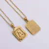 oly-9c75623ad54fb8772006e01453afaf7f Wholesale PVD Coated 18K Gold Plated Letter 304 Stainless Steel Simple Style Waterproof Non Tarnish 304 Stainless Steel Pendant Necklace