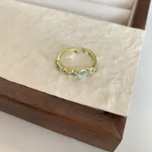 108 # Open Ring - Gold (Real Gold Plating)