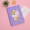 Wholesale Girly Unicorn Notebook eamy Cartoon Plush Notepad