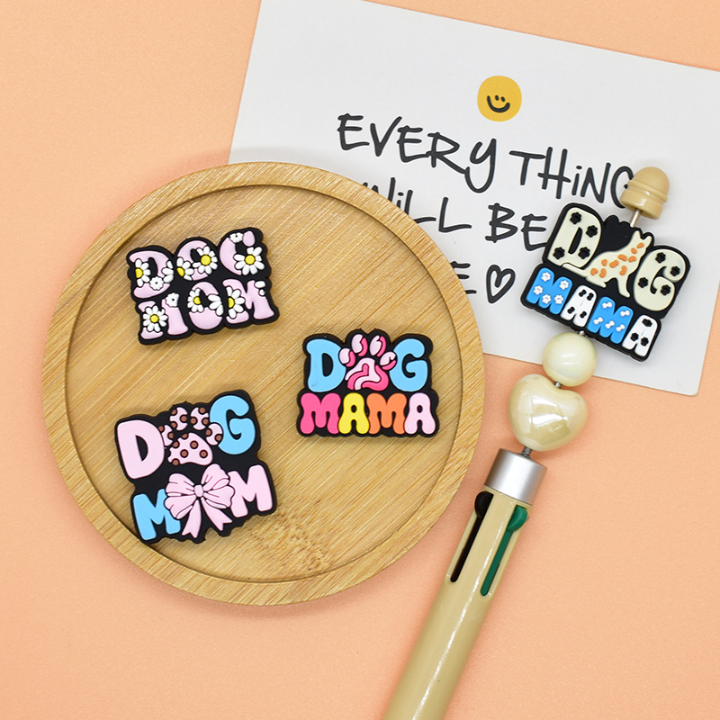 Wholesale Random Pet Dog Phrases Letter Beads
