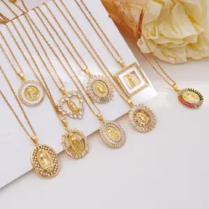 Wholesale 304 Stainless Steel Copper Human Pendant Necklace