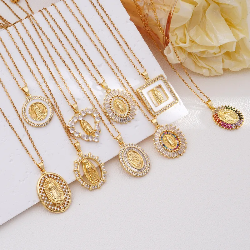 Wholesale 304 Stainless Steel Copper Human Pendant Necklace