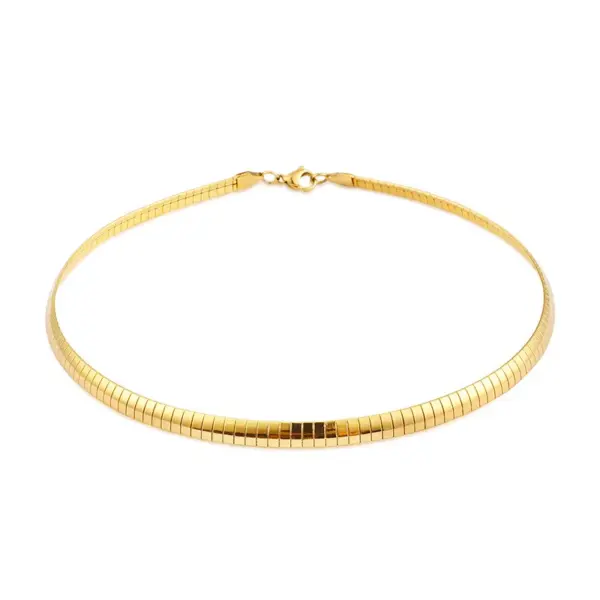 Wholesale PVD Coated 18K Gold Plated Geometric 304 Stainless Steel Casual Streetwear Waterproof Non Tarnish 304 Stainless Steel Necklace