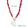 Wholesale Casual Irregular Freshwater Pearl Gravel Pendant Necklace In Bulk