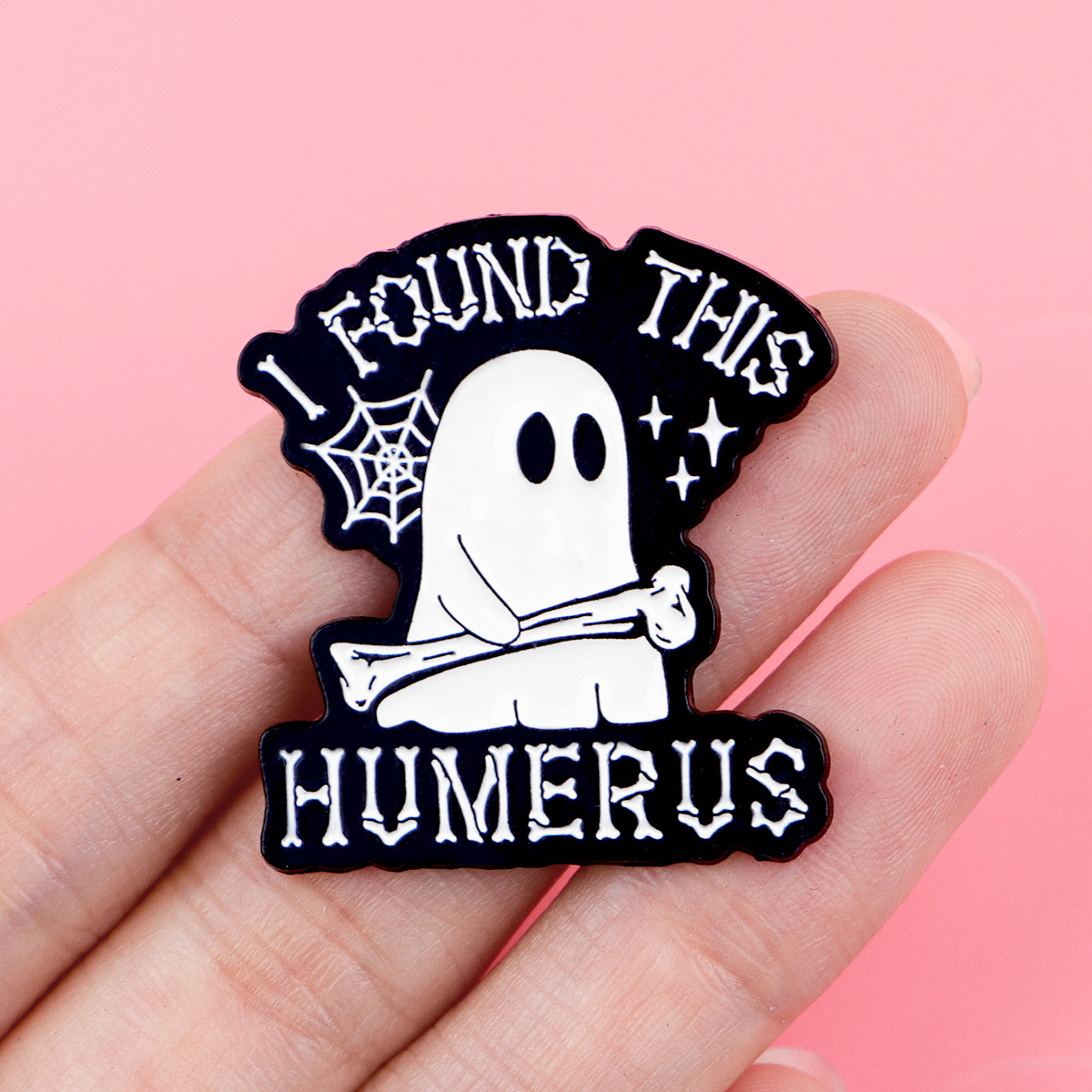 Wholesale Ghost brooch cartoon metal badge clothing brooch aessories