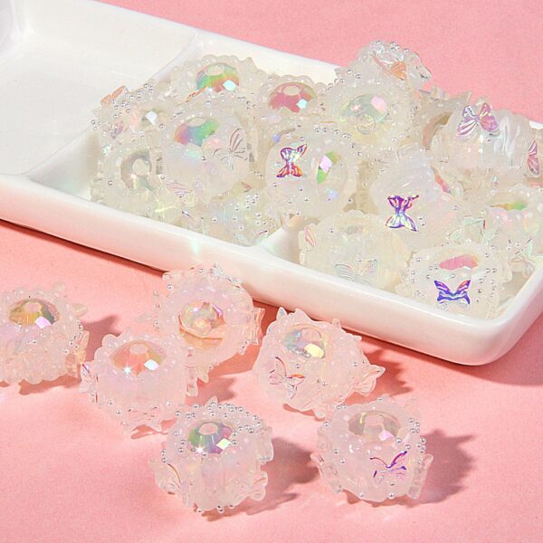 Wholesale heavy oil hand-painted beads DIY Fancy Beads