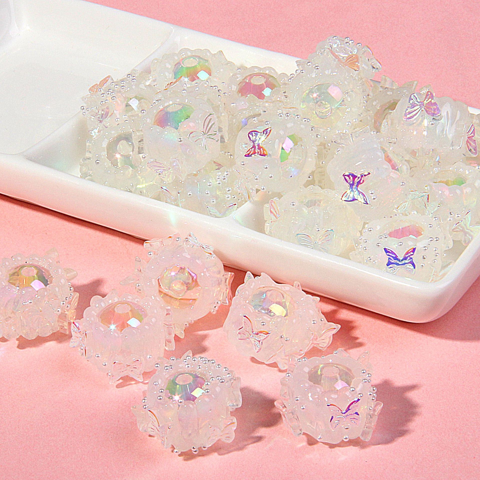 Wholesale heavy oil hand-painted beads DIY Fancy Beads