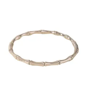 25-DQ-W-581 Bamboo Bracelet / 18k