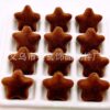 Wholesale Flocked Five-Pointed Star 23*23mm DIY Christmas Series Beades