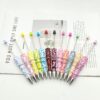 Wholesale Creative Cream Glue Hand-Painted Ballpoint Pen DIY Handmade Oil Ballpoint Pen Macaron Cream Color Cute Pen in Stock