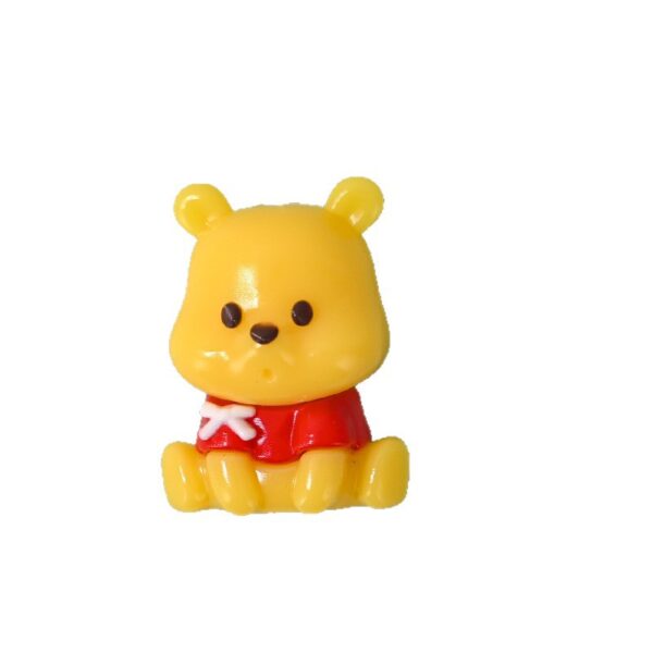 Wholesale Rubber Beads Bear Straight Hole Loose Beads Cartoon Beads OLY Exclusive