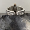 Wholesale Chiba Original Retro S925 Thai Sier Wings Cross Graiti Letter Open Ring Domineering Personalized Men's Ring