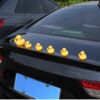 Wholesale Funny Little Duck Accessories Middle Finger Duck Car Ornaments Accessories Hanging Pendant Modification Exterior Decoration Creative Car Kun