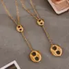 304 Stainless Steel Geometric PVD Coated Stone-Free 18K Gold Plated Glam Handmade Novelty Handmade Chain Lobster Trigger Clasp Closure Y-Necklace Necklace