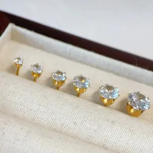 Gold / 7mm Pair