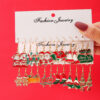 oly-9d0ca698a78ea5c968c04ae71a1b194a Wholesale Christmas Oil Drop Earrings 5 Pairs Set Snowflake Bell Cartoon Earrings Electroplated Alloy Earrings