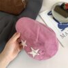 Wholesale Autumn and Winter New American Style Retro Star Forward Hat Women's Casual Simple All-match Face Shown Small Beret Painter Hat